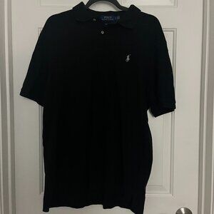 Black Classic Fit Men's Ralph Lauren Polo Shirt